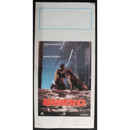 BURRO - Sánchez - Ricci, Pozzetto - LOCANDINA ORIGINALE 1989