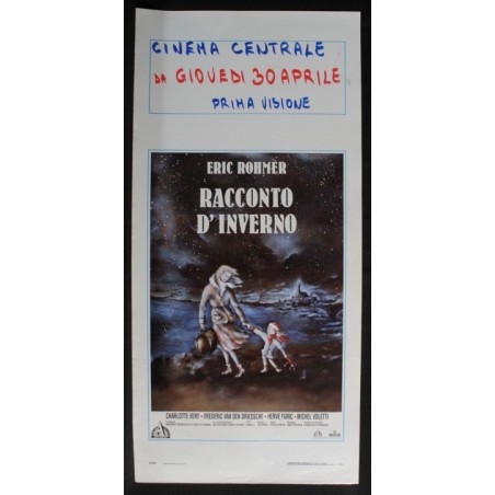 RACCONTO D'INVERNO - Rohmer - Véry, Driessche - LOCANDINA ORIGINALE 1992