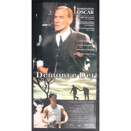 DEMONI E DEI - Condon - Fraser, McKellen - LOCANDINA ORIGINALE 1998