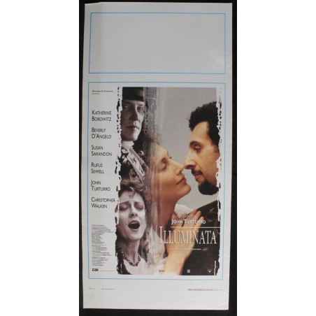 ILLUMINATA - Turturro - Borowitz, D'Angelo - LOCANDINA ORIGINALE 1998