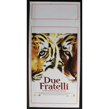 DUE FRATELLI - Annaud - Highmore, Pearce - LOCANDINA ORIGINALE 2004