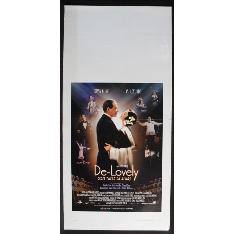 DE-LOVELY - Winkler - Judd, Kline - LOCANDINA ORIGINALE 2004