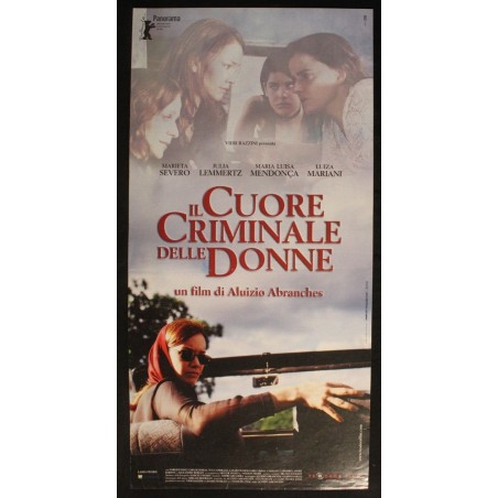 IL CUORE CRIMINALE DELLE DONNE - Abranches - Lemmertz,Severo-LOCANDINA ORIG 2002
