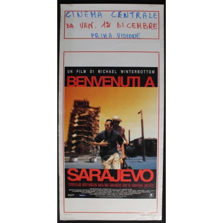 BENVENUTI A SARAJEVO - Winterbottom - Tomei, Harrelson -LOCANDINA ORIGINALE 1997