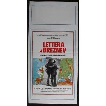 LETTERA A BREZNEV - Bernard - Molina, Firth - LOCANDINA ORIGINALE 1985