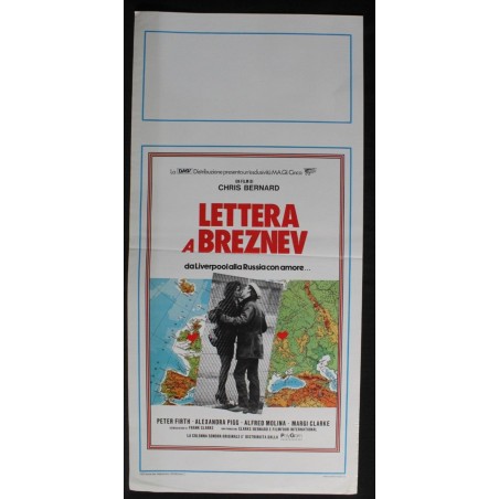 LETTERA A BREZNEV - Bernard - Molina, Firth - LOCANDINA ORIGINALE 1985