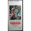 TARZAN L'UOMO SCIMMIA - John Derek - Derek, Harris - LOCANDINA ORIGINALE 1981
