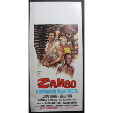 ZORRO LA MASCHERA DELLA VENDETTA - Quiney, Nanni - Merino - LOCANDINA ORIG 1971