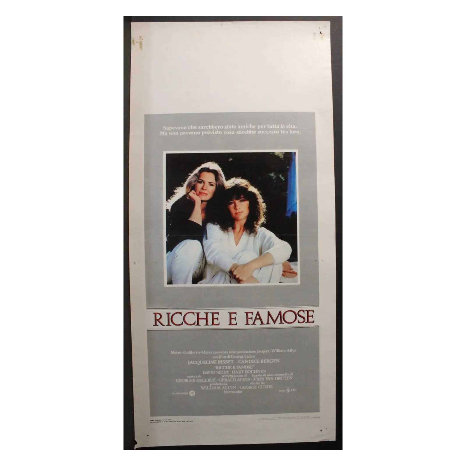 RISCHIOSE ABITUDINI - Frears - Cusack, Huston - LOCANDINA ORIGINALE 1990