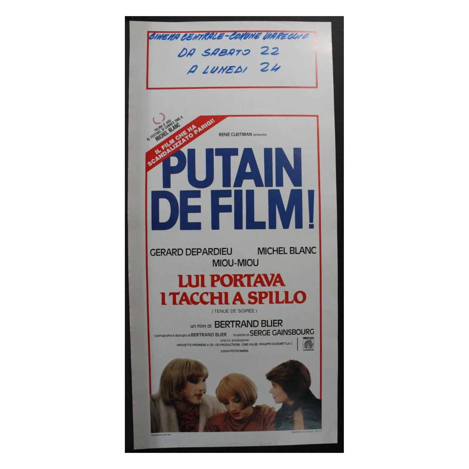 MAI GRIDARE AL LUPO - Ballard - Smith, Dennehy - LOCANDINA ORIGINALE 1983