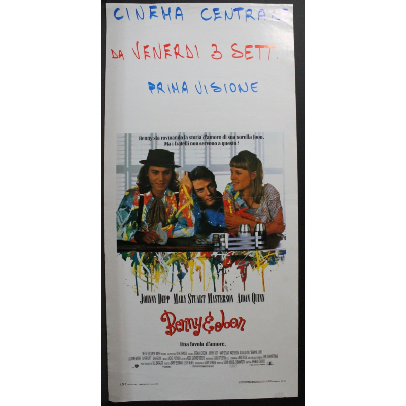 BLACK RAIN PIOGGIA SPORCA - Scott -Douglas, Garcia - LOCANDINA ORIGINALE 1989