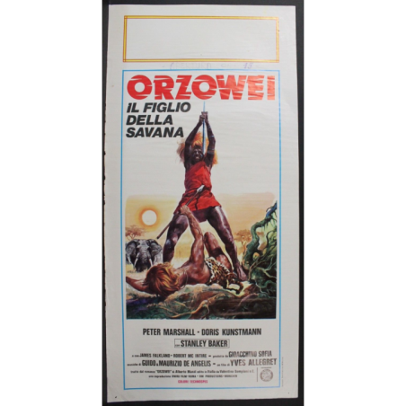 ALBA ROSSA - Milius - Swayze, Howell - LOCANDINA ORIGINALE 1984