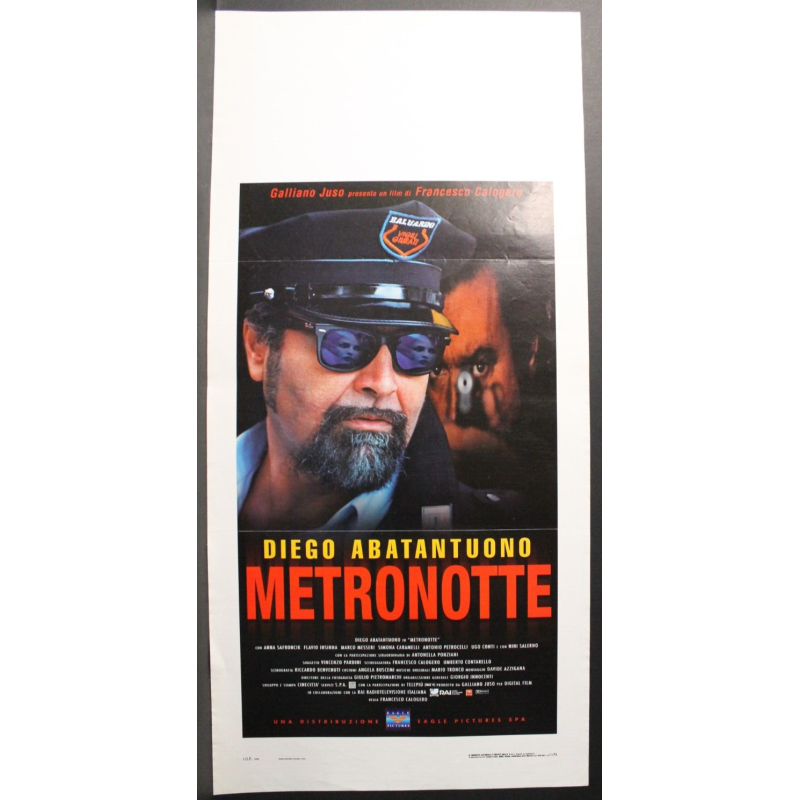 BLUES METROPOLITANO - Piscicelli - Di Benedetto, Suma - LOCANDINA ORIGINALE 1985