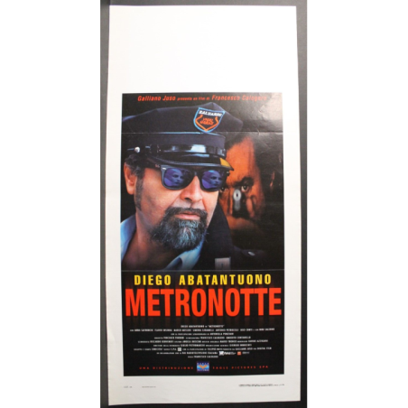 BLUES METROPOLITANO - Piscicelli - Di Benedetto, Suma - LOCANDINA ORIGINALE 1985