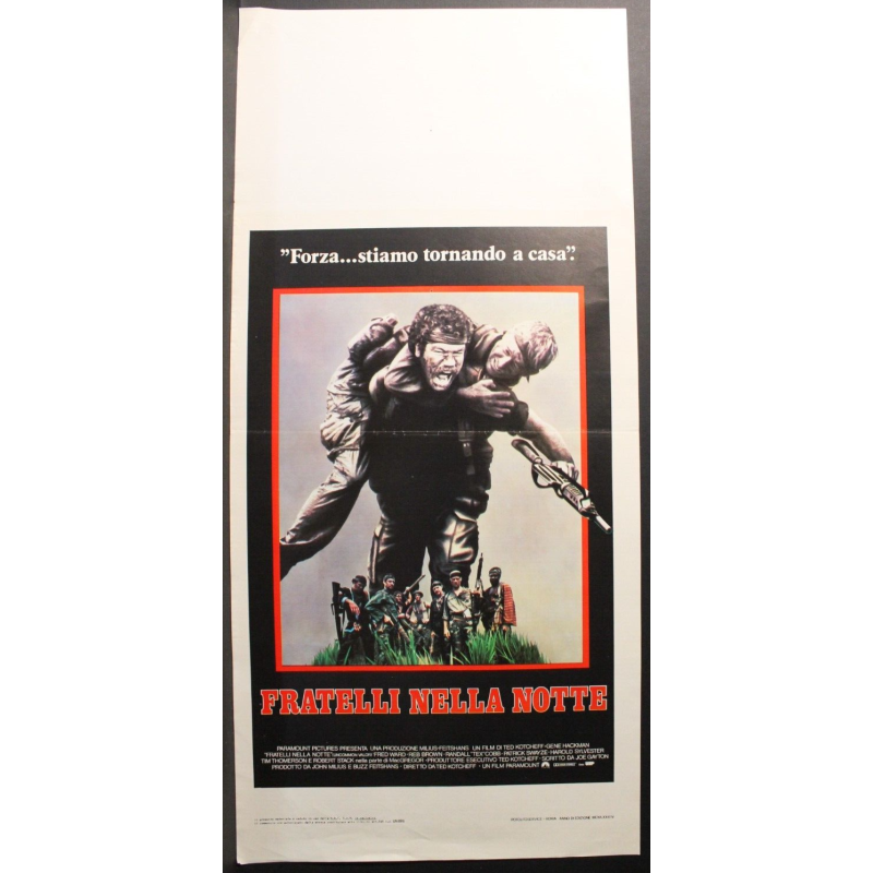 FUGA DI MEZZANOTTE - Parker - Davis, Quaid - LOCANDINA ORIGINALE 1978