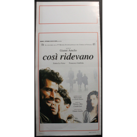 CRESCERANNO I CARCIOFI A MIMONGO -Ottaviano -Schiavo, Liotti-LOCANDINA ORIG 1996