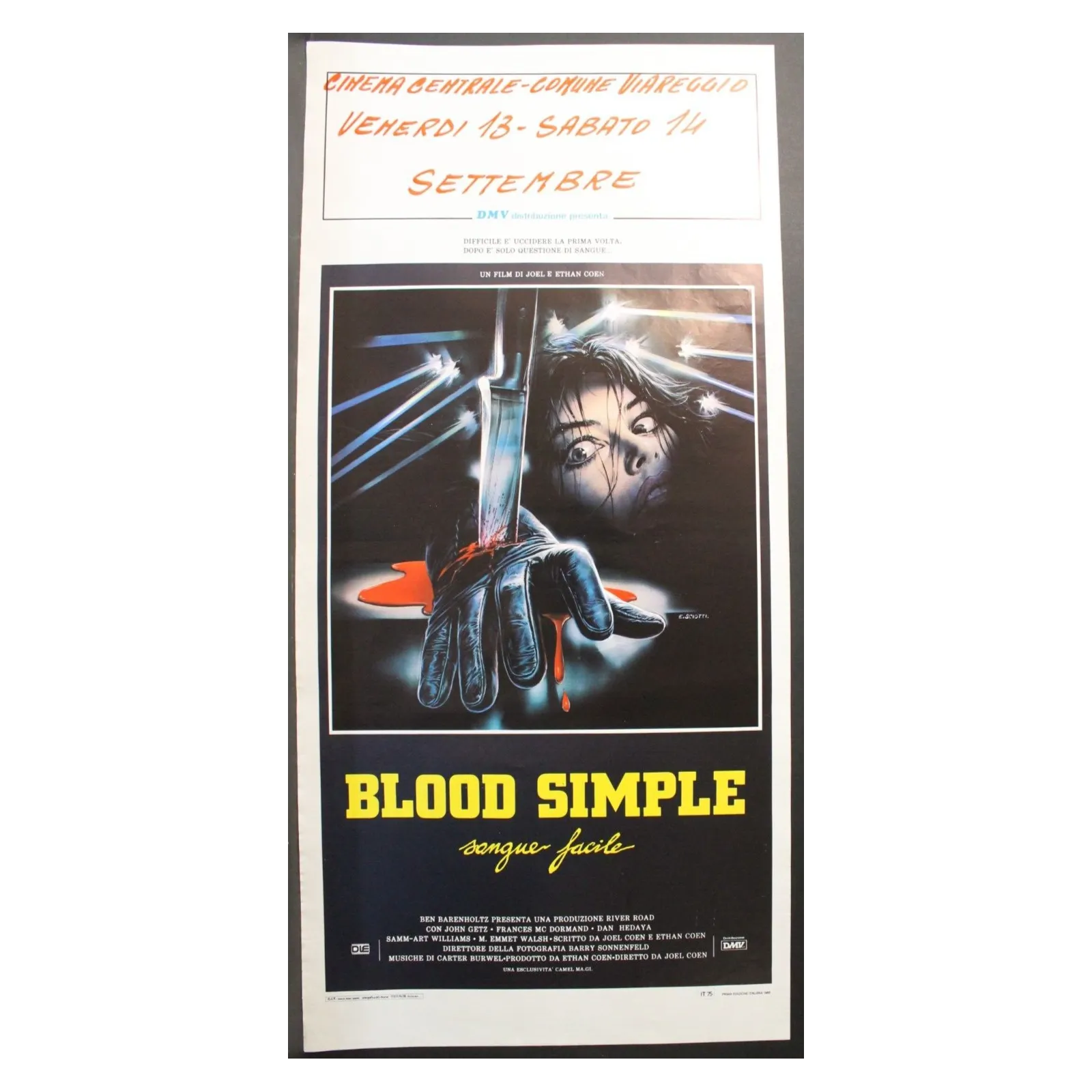 BLOOD & WINE - Rafelson - Dorff, Nicholson - LOCANDINA ORIGINALE 1996