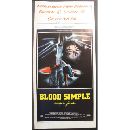 BLOOD & WINE - Rafelson - Dorff, Nicholson - LOCANDINA ORIGINALE 1996