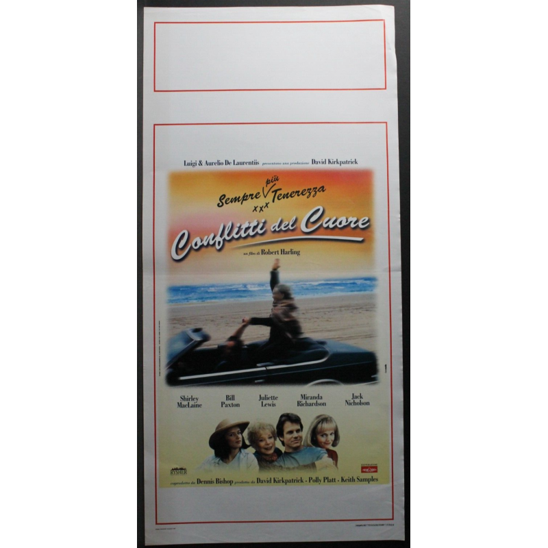 CONFLITTO DI INTERESSI - Altman - Davidtz, Branagh - LOCANDINA ORIGINALE 1998