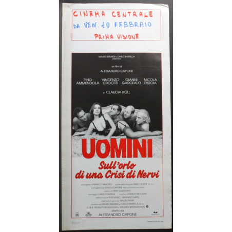 L'UOMO CHE AMA - Tognazzi - Rappoport, Favino - LOCANDINA ORIGINALE 2008