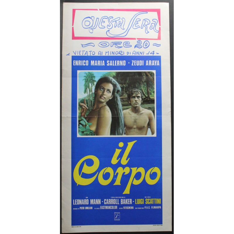 LA CUGINA - Lado - Haddon, Ranieri - LOCANDINA ORIGINALE 1974