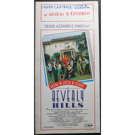 SCHIAVI DI NEW YORK - Ivory - Sarandon, Peters - LOCANDINA ORIGINALE 1989