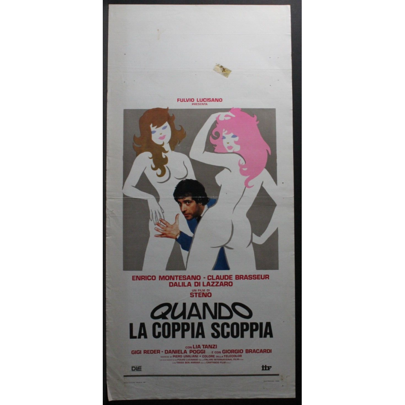 L'AFFARE S'INGROSSA - Narzisi - D'Angelo, Caprioli - LOCANDINA ORIGINALE 1977
