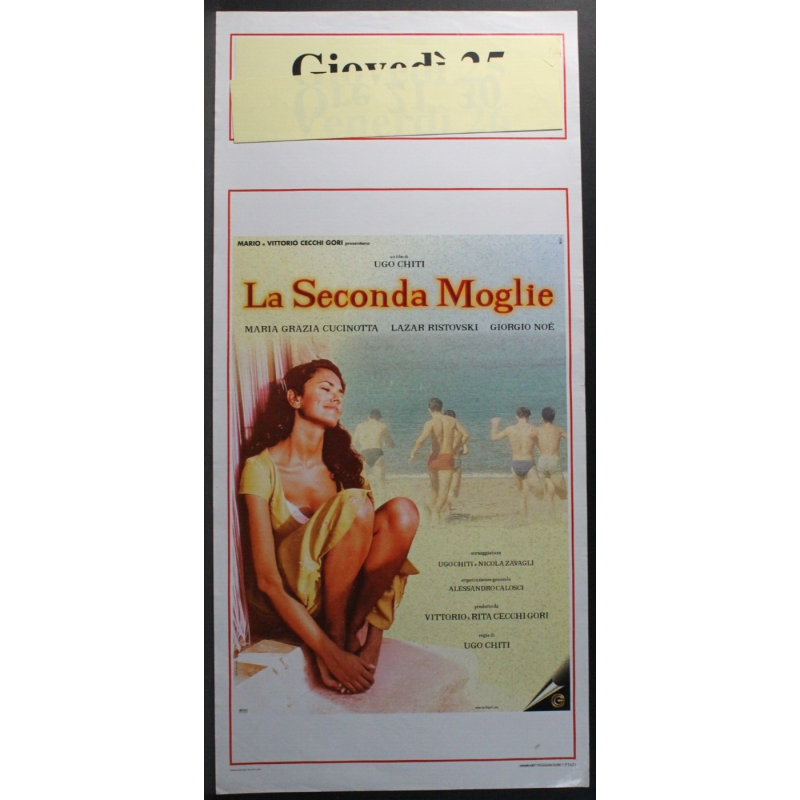 LA SECONDA VOLTA - Calopresti - Moretti, Tedeschi - LOCANDINA ORIGINALE 1995