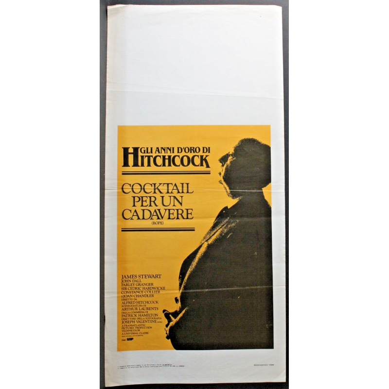 LA DONNA CHE VISSE DUE VOLTE - Hitchcock - Stewart, Novak - LOCANDINA ORIG 1958
