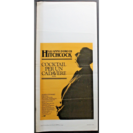 LA DONNA CHE VISSE DUE VOLTE - Hitchcock - Stewart, Novak - LOCANDINA ORIG 1958