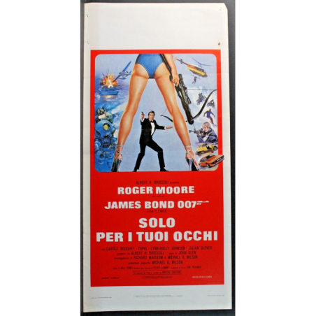 AGENTE 007 L'UOMO DALLA PISTOLA D'ORO - Hamilton - Moore,Lee-LOCANDINA ORIG 1974