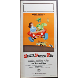 SPRUZZA SPARISCI E SPARA - Butler - Romero, Russell - LOCANDINA ORIGINALE 1972