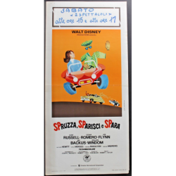 SPRUZZA SPARISCI E SPARA - Butler - Romero, Russell - LOCANDINA ORIGINALE 1972