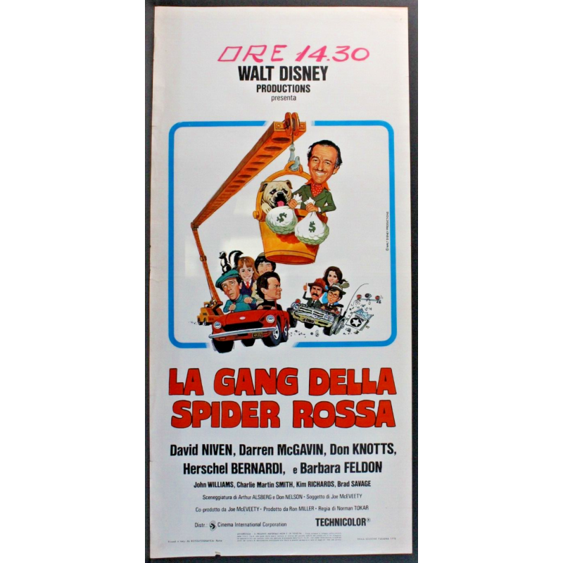 IL FANTASMA DEL PIRATA BARBANERA - Stevenson - Ustinov -LOCANDINA ORIGINALE 1968