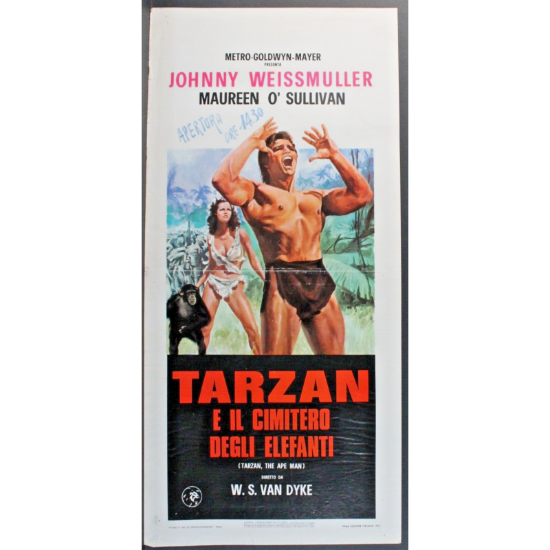 TARZAN E IL GRANDE FIUME - Day - Henry, Murray - LOCANDINA ORIGINALE 1967