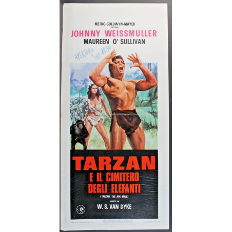 TARZAN E IL GRANDE FIUME - Day - Henry, Murray - LOCANDINA ORIGINALE 1967