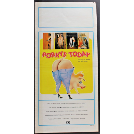 TRE UOMINI E UNA CULLA - Serreau - Giraud, Boujenah - LOCANDINA ORIGINALE 1985