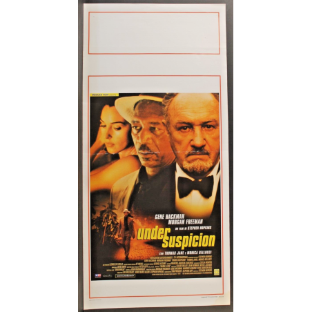 UNDER SUSPICION - Hopkins - Hackman, Freeman - LOCANDINA ORIGINALE 2000
