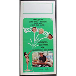 TEATRO DI GUERRA - Martone - Bonaiuto, Renzi - LOCANDINA ORIGINALE 1998