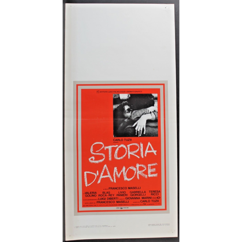 STORIA DI RAGAZZI E DI RAGAZZE - Avati - Andreasi, Rovere - LOCANDINA ORIG 1989