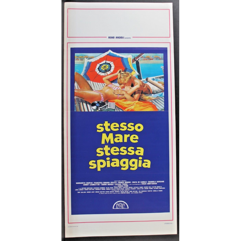 STORIA D'AMORE - Maselli - Roca-Rey, Golino - LOCANDINA ORIGINALE 1986