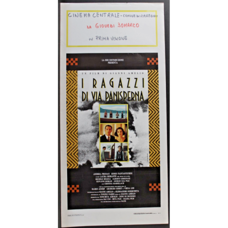 RAGAZZI FUORI - Risi - Genzardi, Benigno - LOCANDINA ORIGINALE 1990