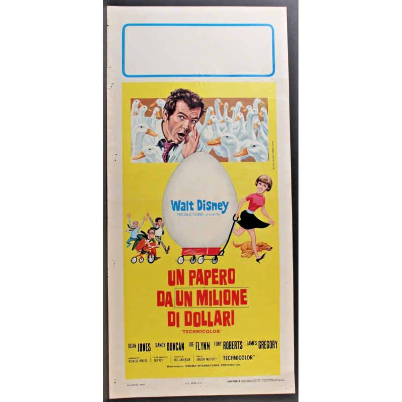 IL COW-BOY OL VELO DA SPOSA - Swift - O'Hara, Mills - LOCANDINA ORIGINALE 1961