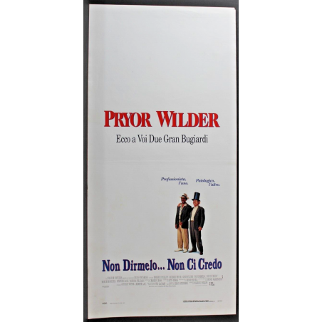 NON GUARDARMI: NON TI SENTO - Hiller - Wilder, Pryor - LOCANDINA ORIGINALE 1989