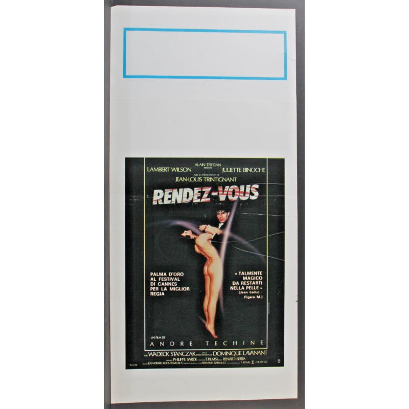 RIEN NE VA PLUS - Chabrol - Huppert, Serrault - LOCANDINA ORIGINALE 1997