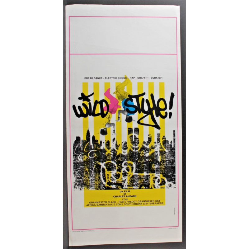 BREAKDANCE - Silberg - Quinones, Dickey - LOCANDINA ORIGINALE 1984