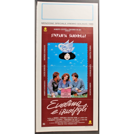 ERA UNA NOTTE BUIA E TEMPESTOSA - Benvenuti - Cenci - LOCANDINA ORIGINALE 1985