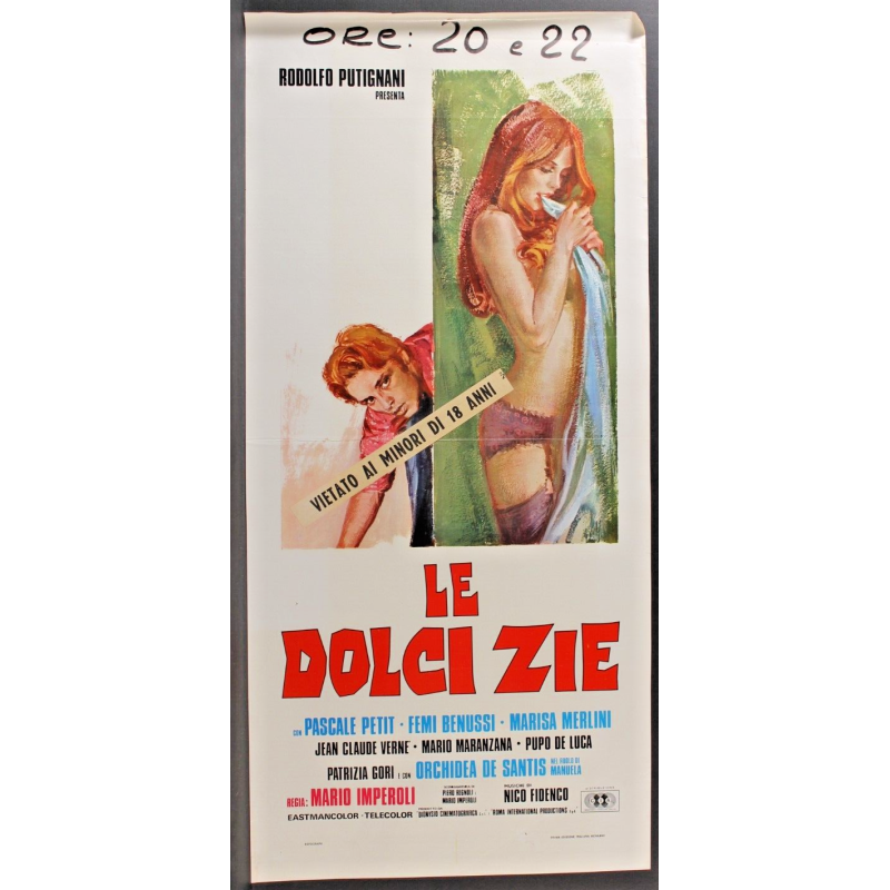 UNA DONNA ALLO SPECCHIO - Quaregna - Honorato, Sandrelli - LOCANDINA ORIG 1984
