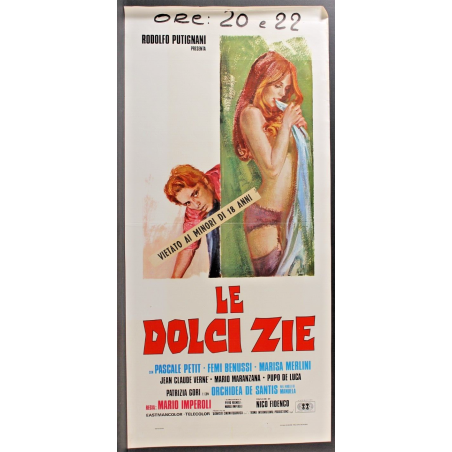 UNA DONNA ALLO SPECCHIO - Quaregna - Honorato, Sandrelli - LOCANDINA ORIG 1984