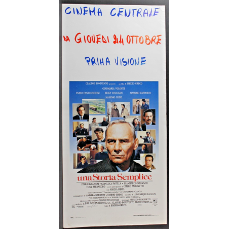 TEMPO DI UCCIDERE - Montaldo - Tognazzi, Praxo - LOCANDINA ORIGINALE 1989